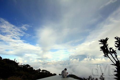 Above the clouds at 3,273m (10,738ft) on Mt. Kinabalu, Malaysian Borneo. June 22nd 2012 (10mm, 1/250sec, f/10.0, iso100)