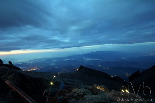 Malaysian Borneo from the 4,095m (13,435ft) summit of Mt. Kinabalu, June 23rd 2012 (10mm, 30sec, f/8.0, iso640)