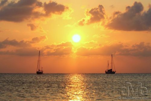Sunset. Caye Caulker, Belize. May 15th 2013 (70mm, 1/320sec, f/7.1, iso100)
