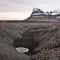 Surveying the volcanic desolation at Myrdalssandur, southern Iceland. December 4th 2012 (20mm, 1/40sec, f/5.6, iso125)