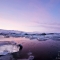 Sunset light at Jökulsárlón glacial lagoon, southern Iceland. December 4th 2012 (10mm, 1/30sec, f/4.0 iso100)