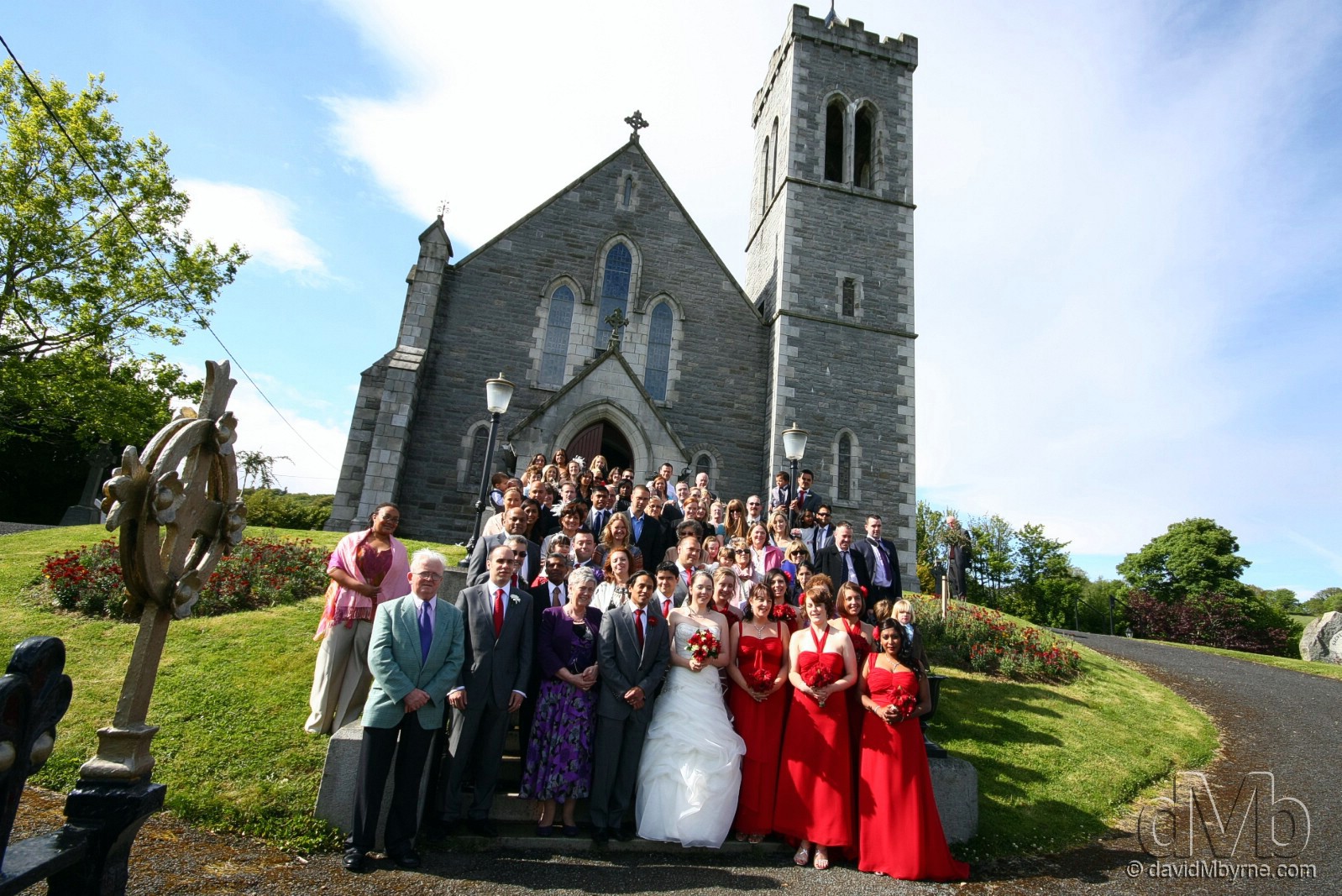 The congregation, minus yours truly, of Clare & Michael's wedding at the Church of the Sacred Heart, Aughrim, Co. Wicklow, Ireland. May 14th, 2011 (10mm, 1/200sec, f10.0, iso200)