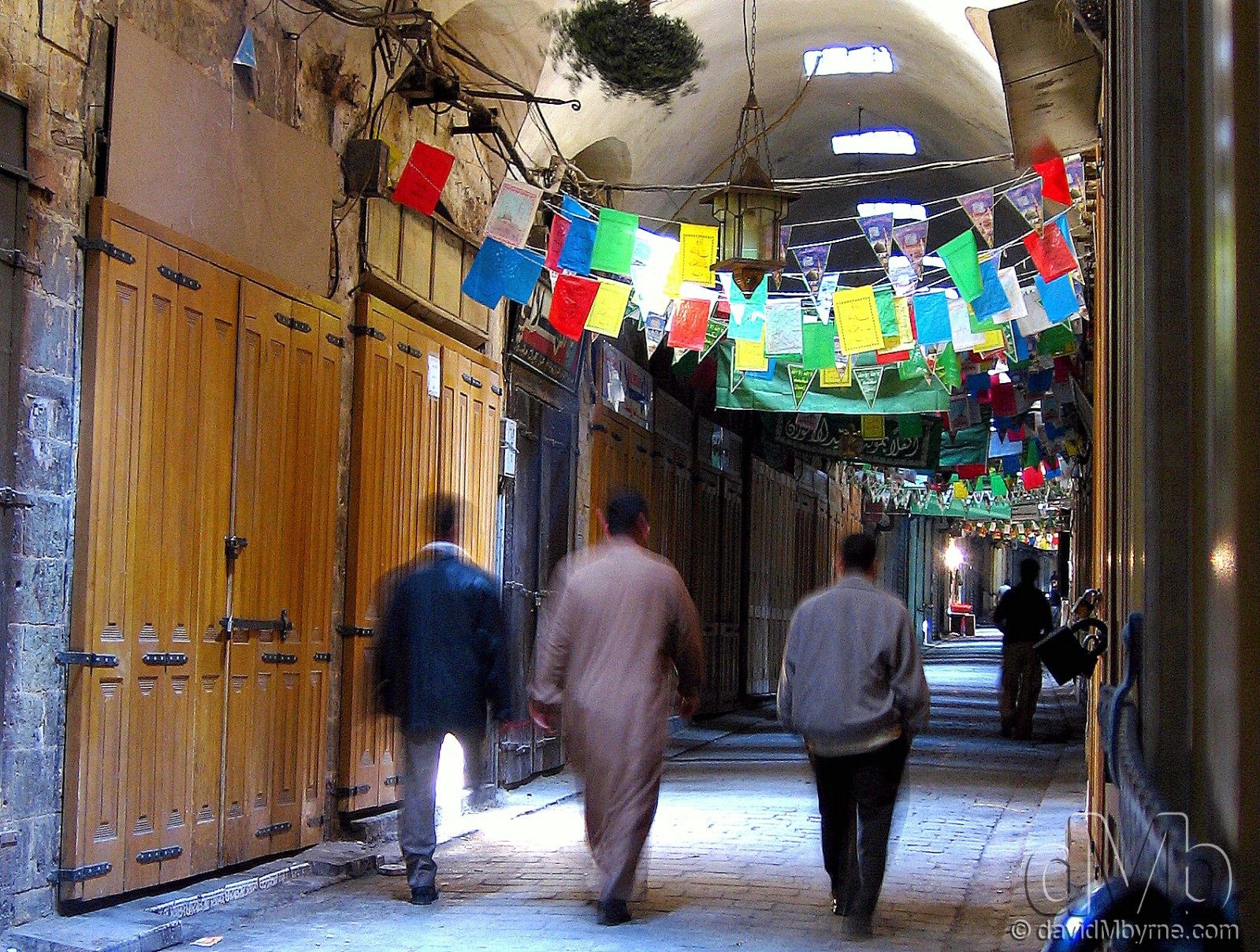 An empty section of the souq in Aleppo, Syria. May 9th, 2008.