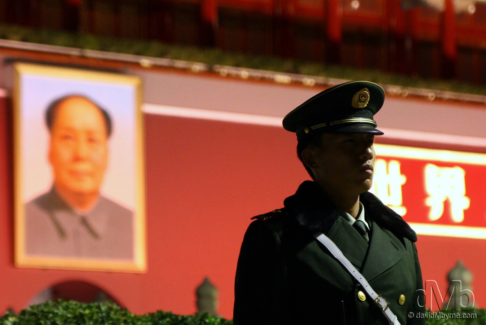 Standing guard outside of Tian'anmen Gate, Beijing, China. October 27th, 2012 (EOS 60D || Tamron 28-75mm || 75mm, 1/125sec, f/3.2, iso1250)