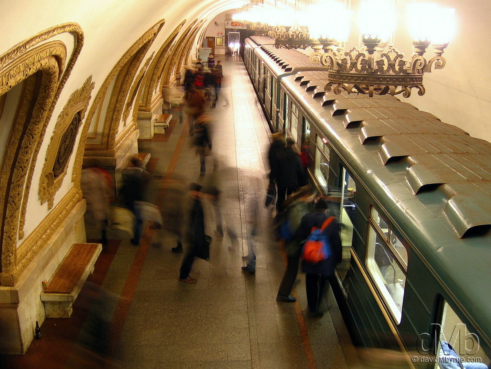 Kievskaya subway station, Moscow, Russia. February 26th, 2006.
