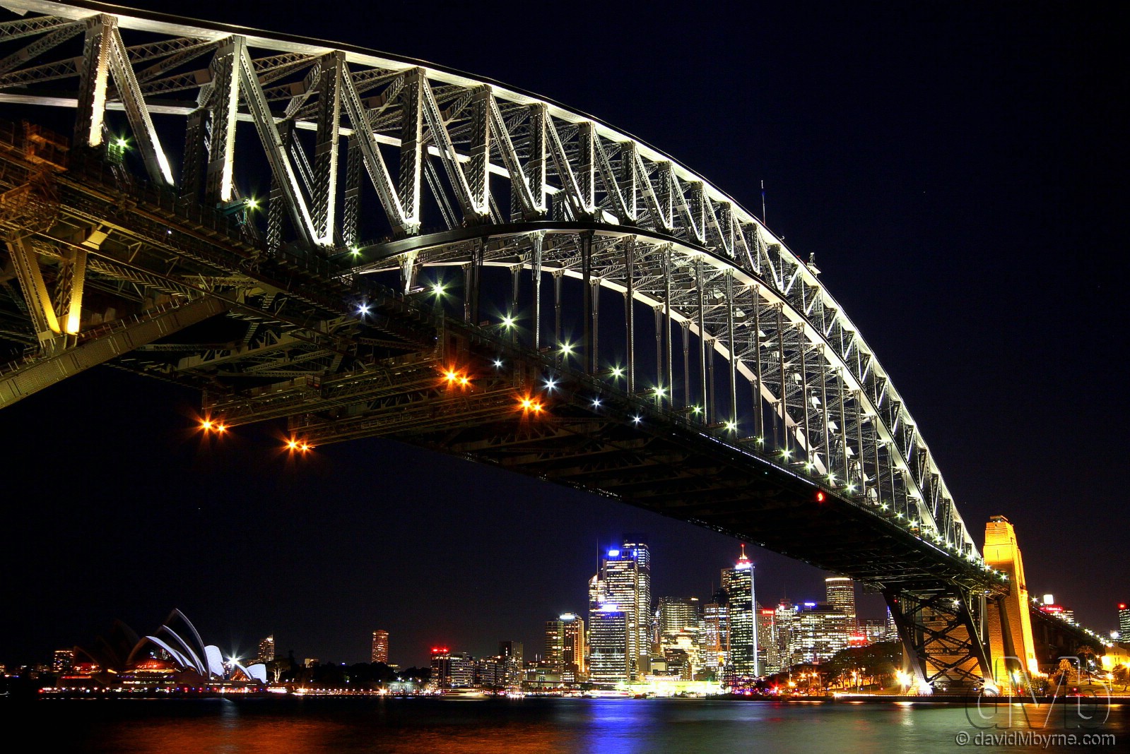 Sydney Harbour Bridge & City Centre skyline at night. Sydney, New South Wales, Australia. June 7th, 2012 (EOS 60D || Sigma 10-20mm || 17mm, 10sec, f/10.0, iso250)